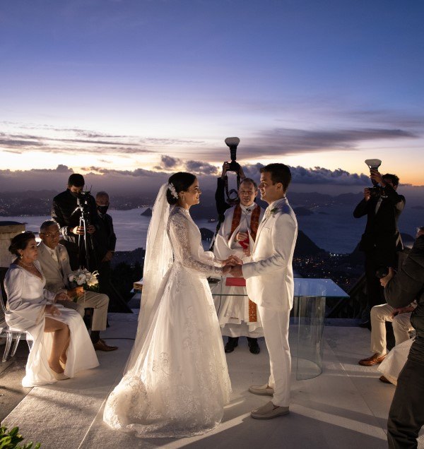 D
estination wedding: cerimônia de casamento no Cristo Redentor - Foto Rodrigo Sack